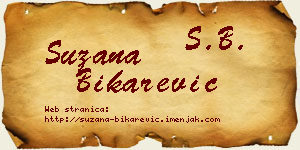 Suzana Bikarević vizit kartica